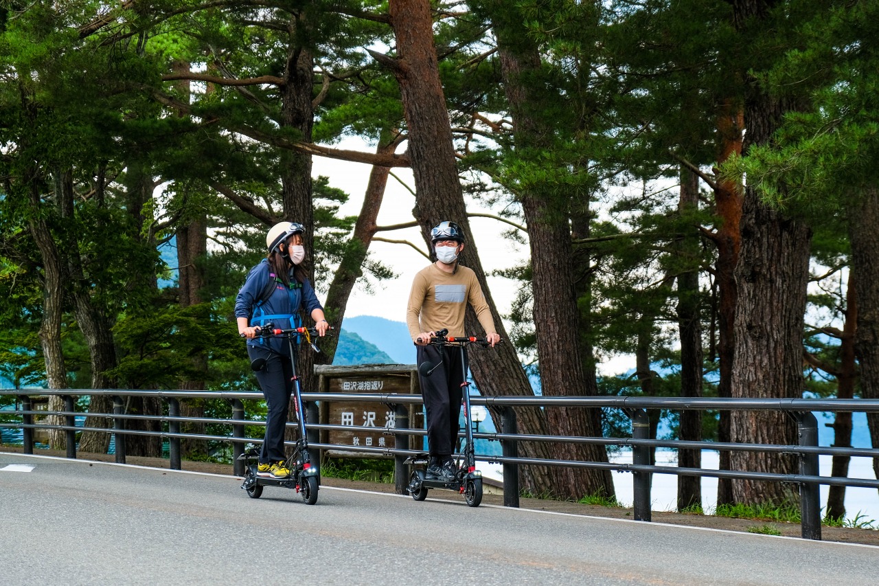 田沢湖レンタサイクル／電動キックボード