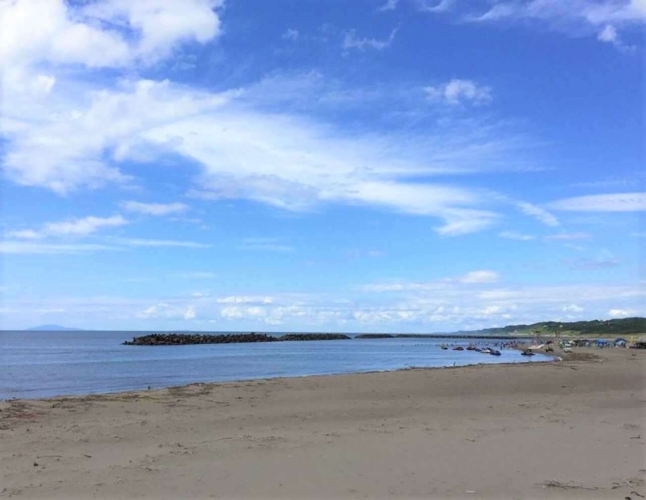西目海水浴場海開き