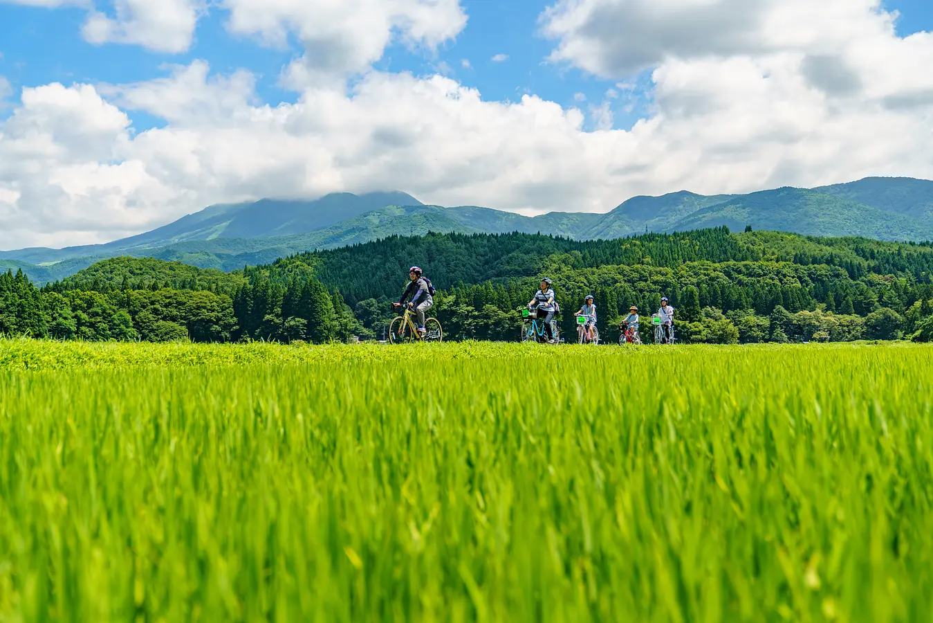 家族で田沢湖を遊びつくす！ サイクリング×手ぶらBBQ ×新感覚キャンプのアウトドアツアー | ブランニューアキタ | アキタファン