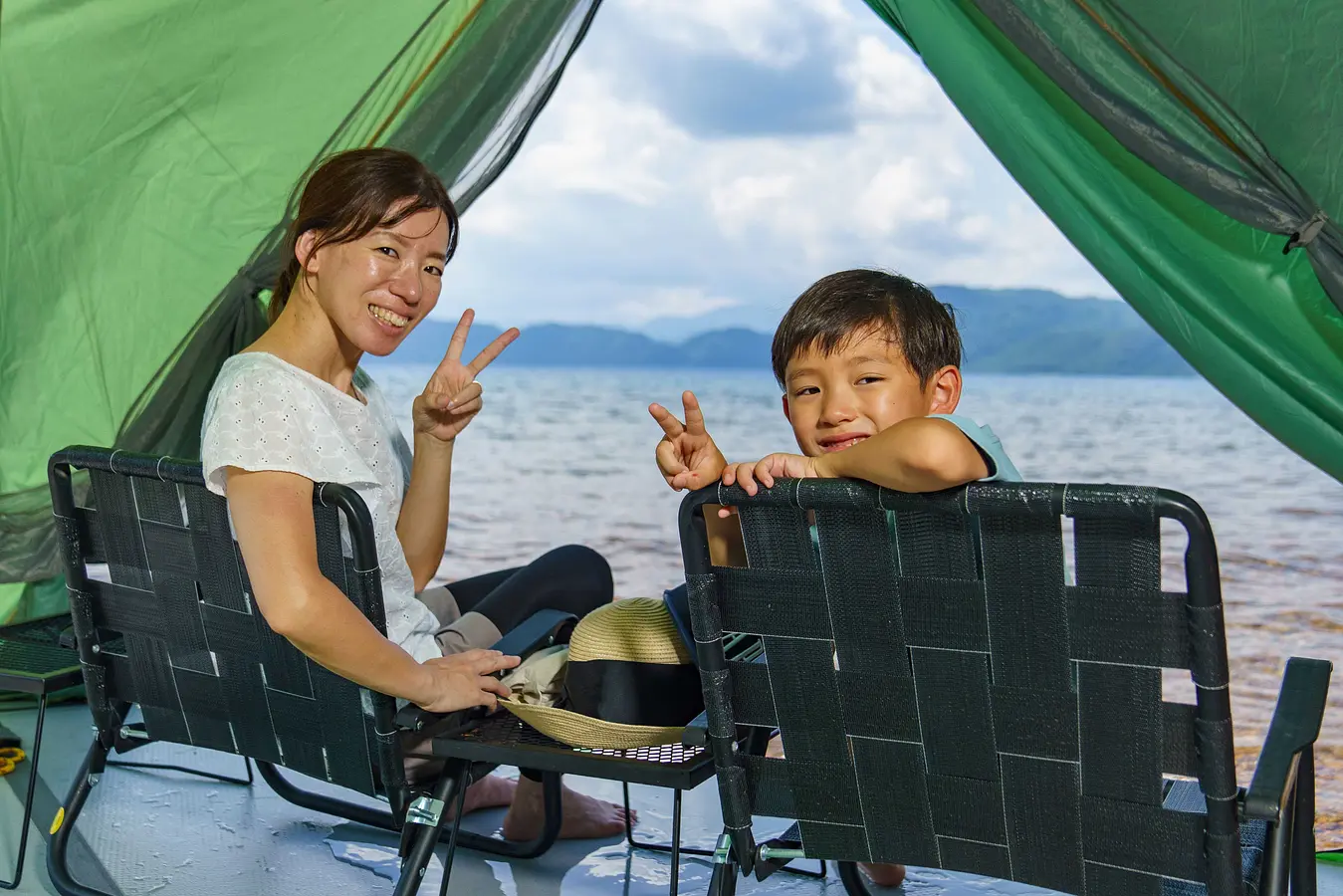 家族で田沢湖を遊びつくす！ サイクリング×手ぶらBBQ ×新感覚キャンプのアウトドアツアー | ブランニューアキタ | アキタファン