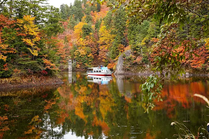 太平湖・小又峡の紅葉