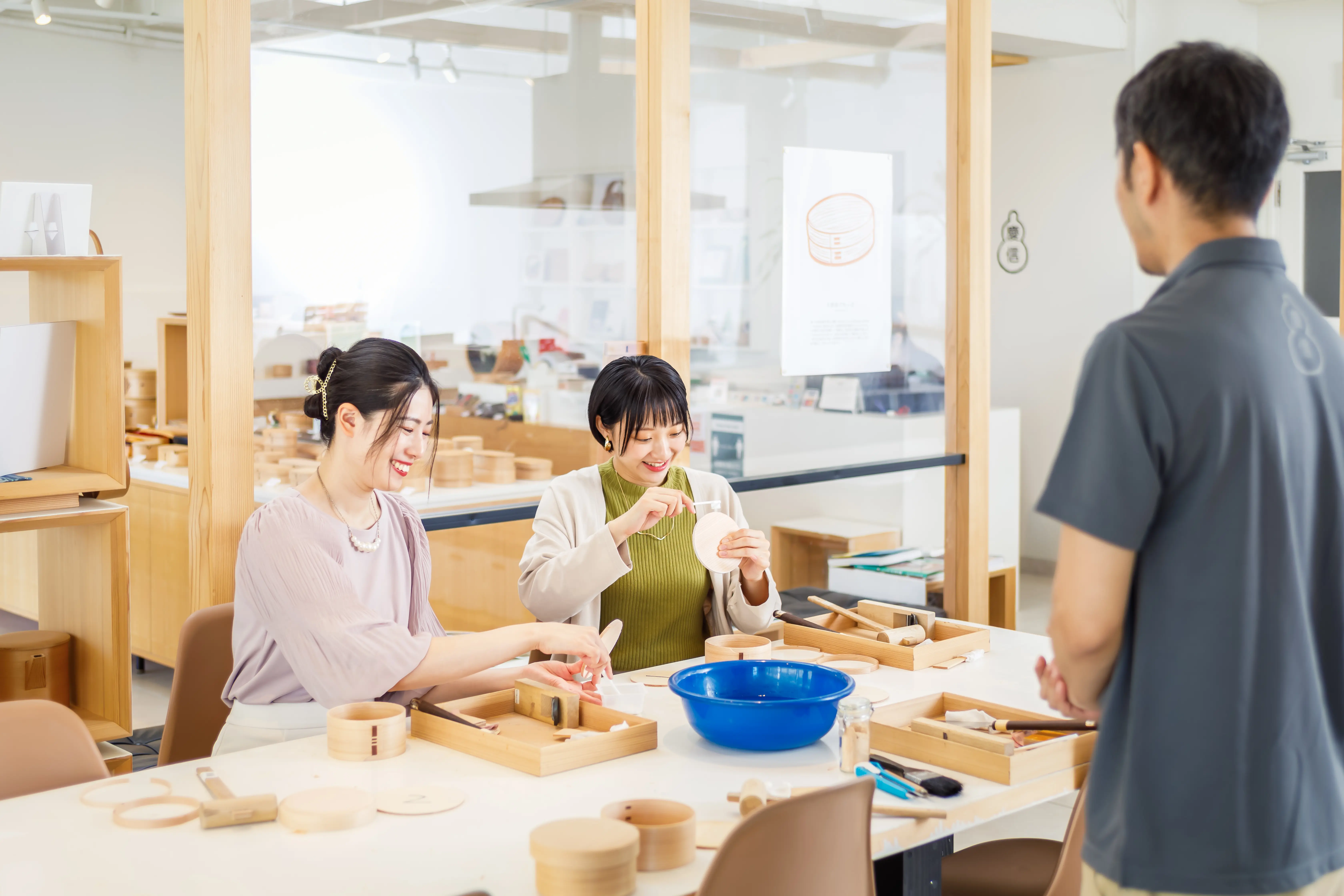 大館曲げわっぱ製作体験