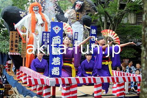 08角館のお祭り