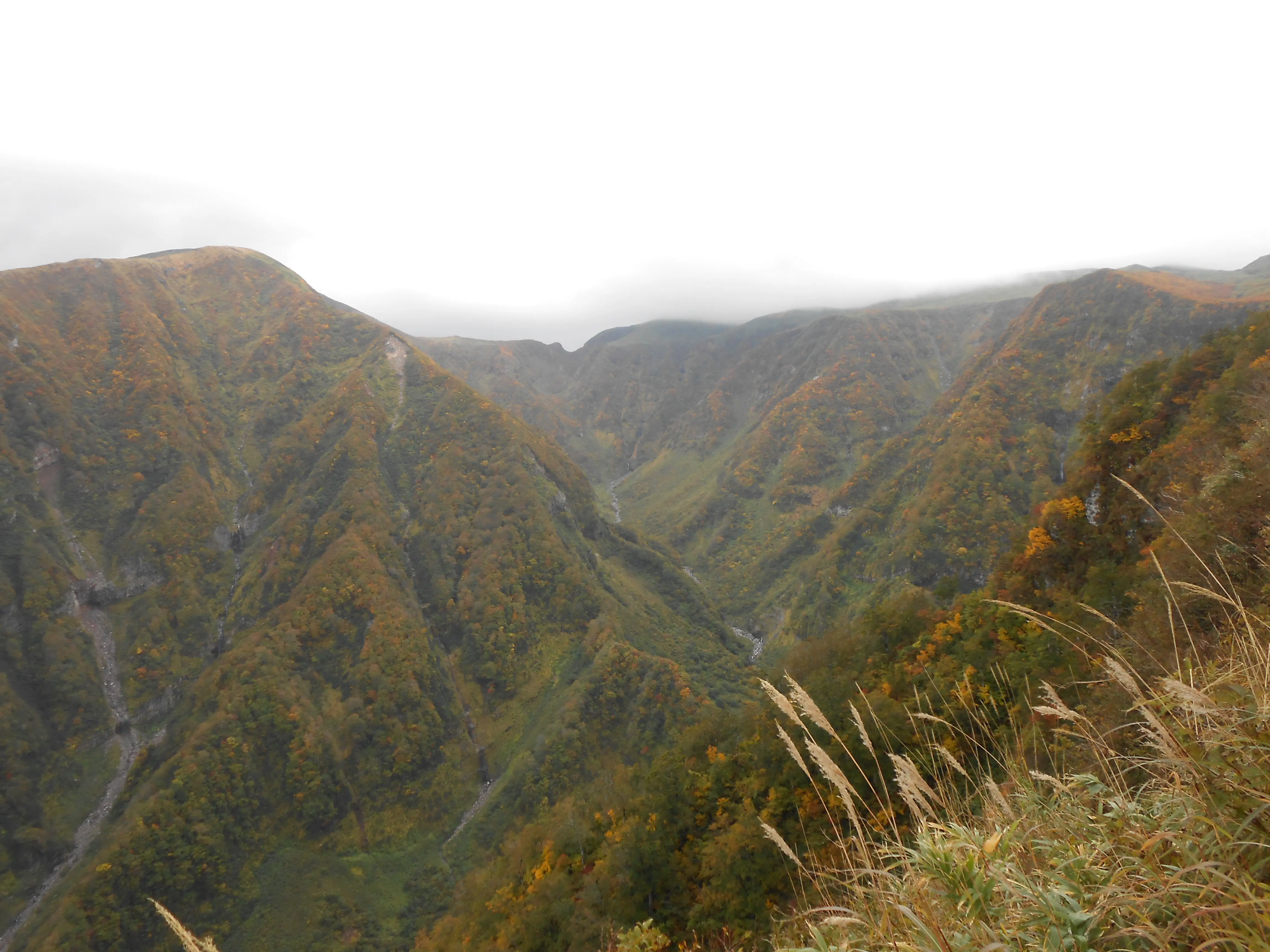 鳥海山鉾立の紅葉