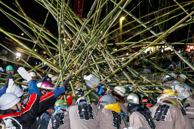 六郷（ろくごう）のカマクラ・竹うち