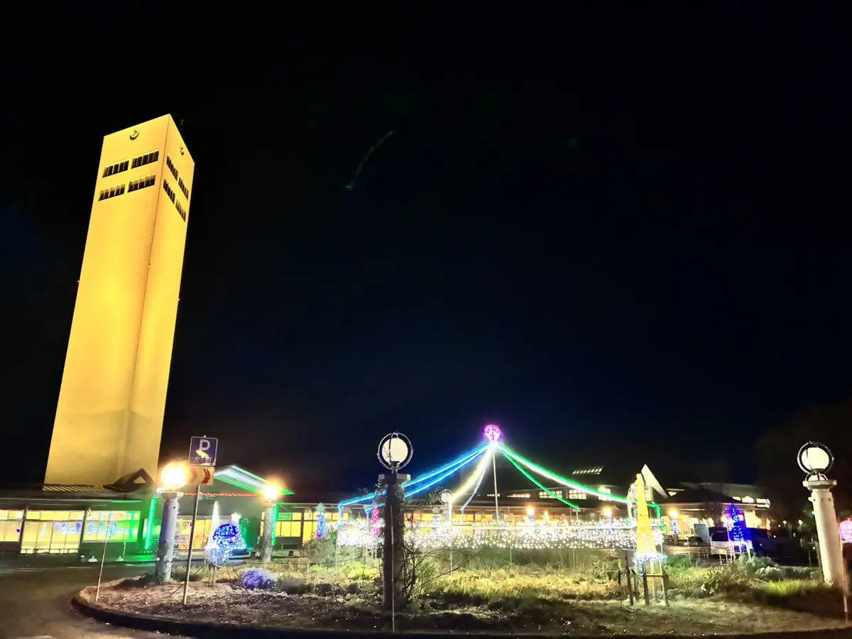 道の駅てんのう 天王グリーンランドイルミネーション【潟上市】