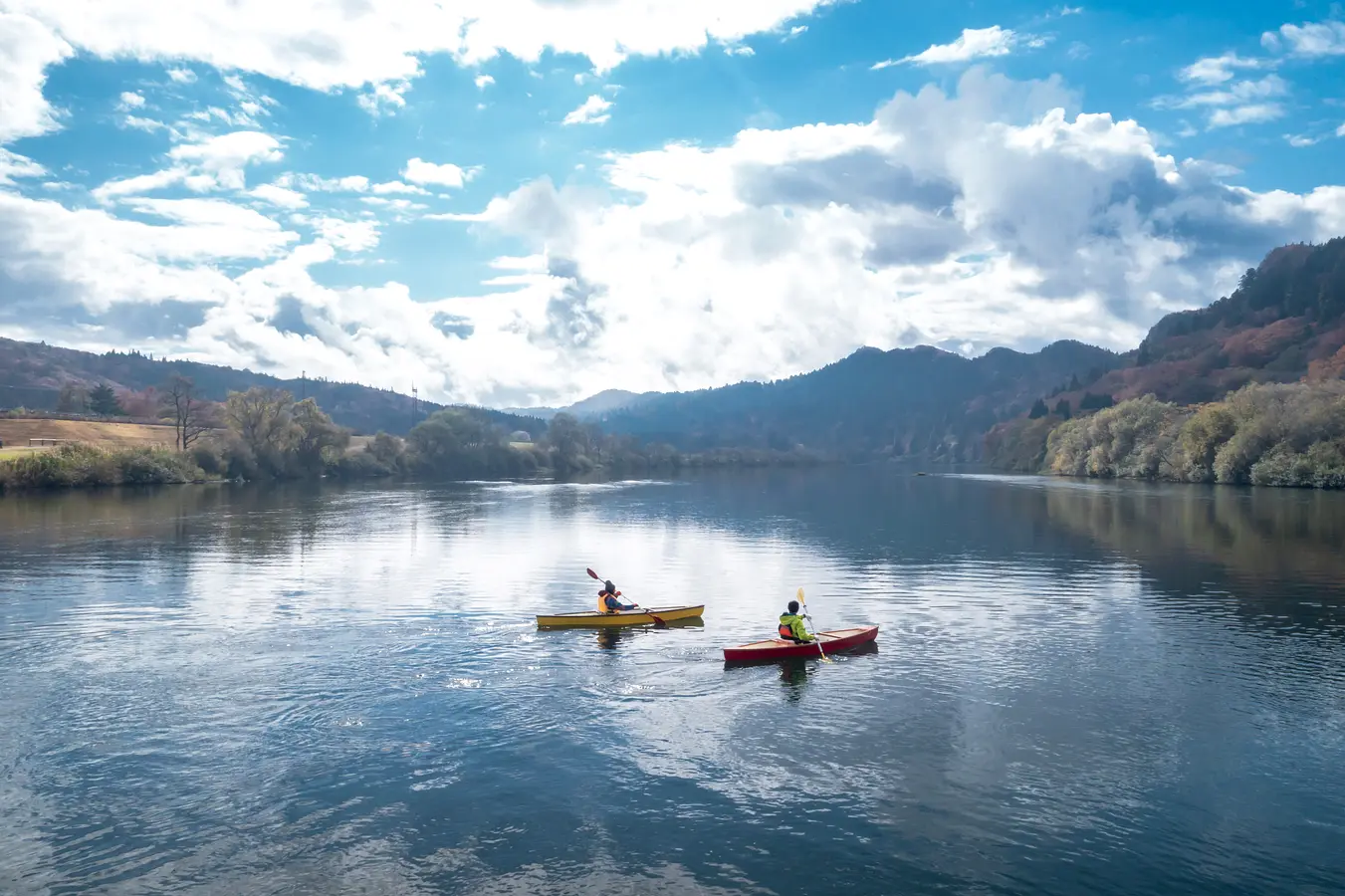 12米代川カヌーツーリング