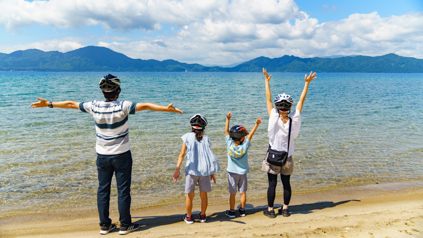 家族で田沢湖を遊びつくす！ サイクリング×手ぶらBBQ ×新感覚キャンプのアウトドアツアー | ブランニューアキタ | アキタファン