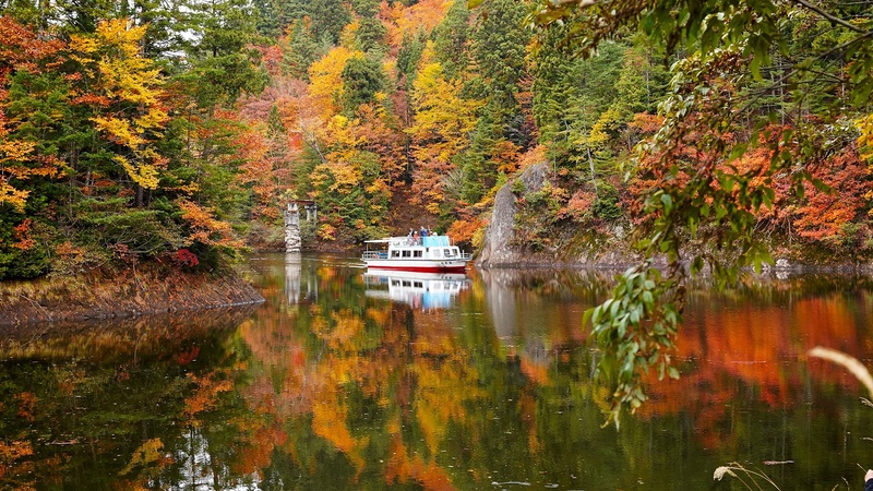 太平湖・小又峡の紅葉